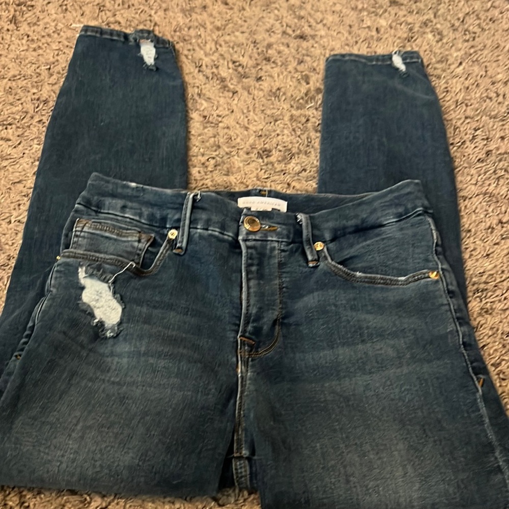 Good American ankle skinny jeans .  Size 2/26